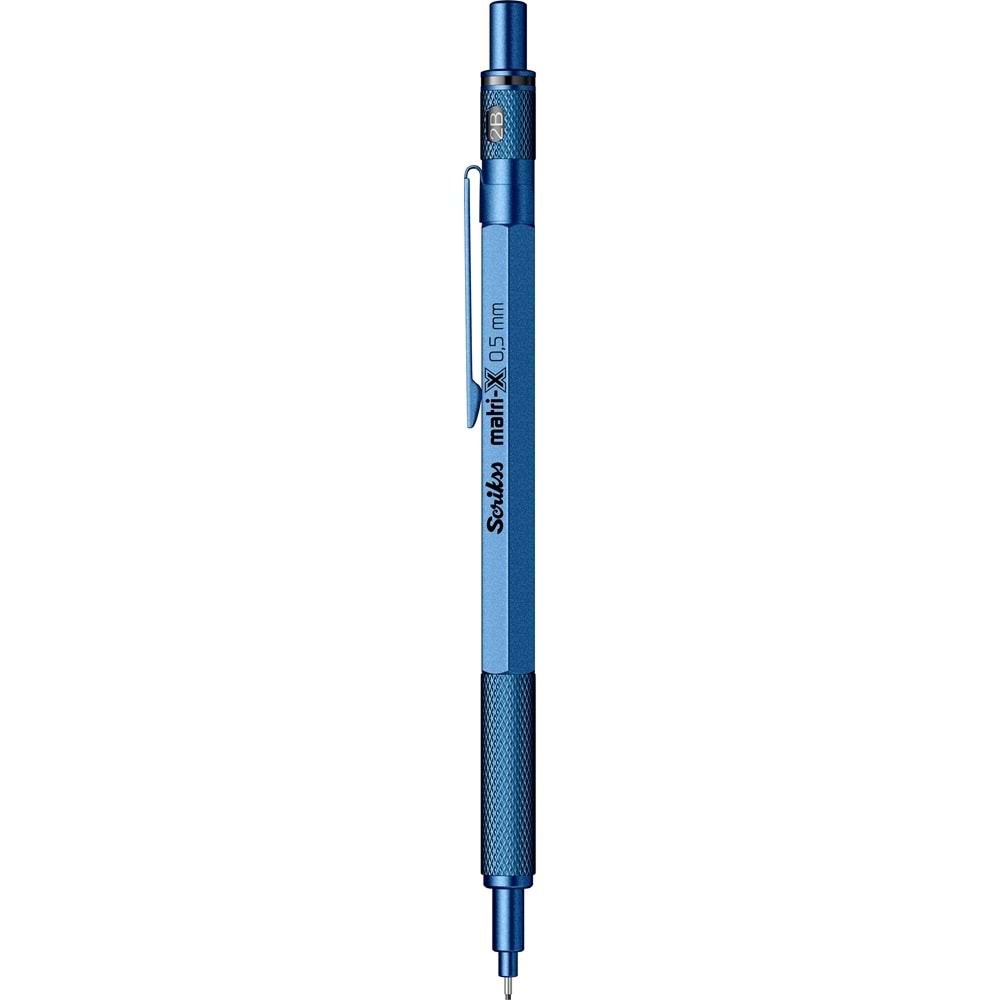 Scrikss matri-X Mekanik Kurşun Kalem 0.5 mm Metalik Mavi