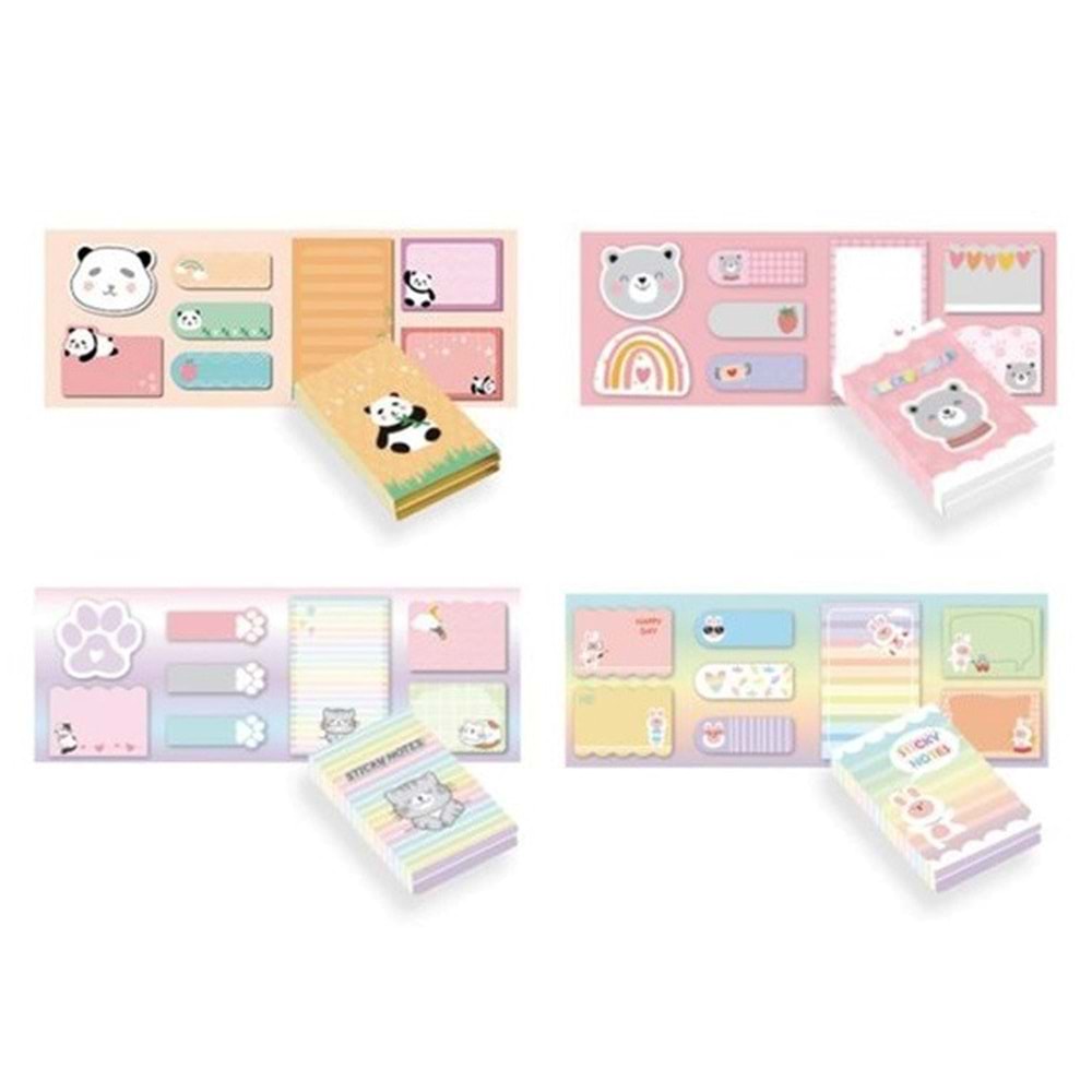 Gıpta Desenli Yapışkanlı Not Kağıdı K0121