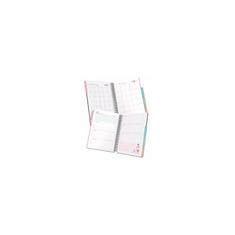 Gıpta Plan&Shine Spr. Sert Kap. A5 120 Yp. Planlayıcı Defter