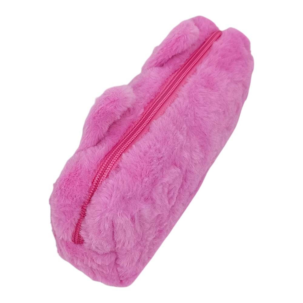 Bear&Deer Peluş Sevimli Kedi Pembe Kalem Kutusu BD-KCS275