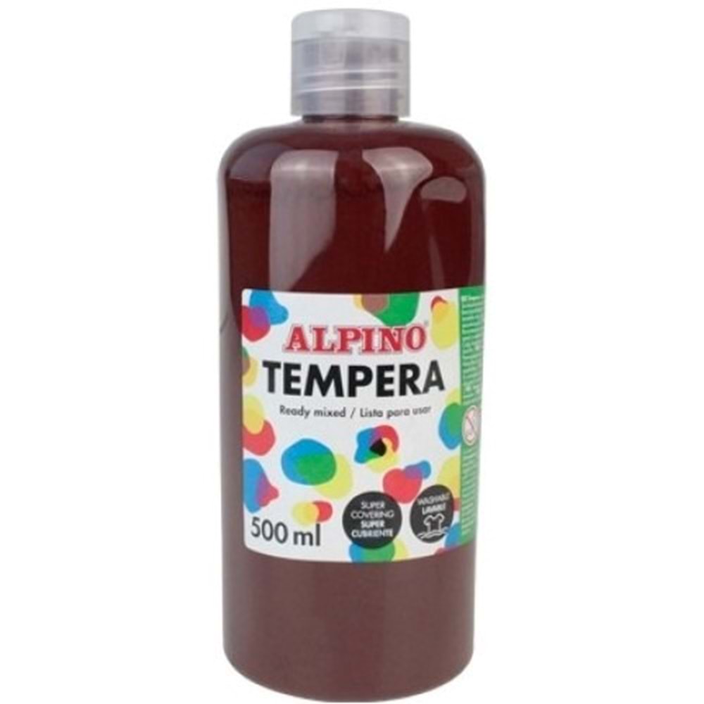 Alpino Tempera Sulu Boya 500 ml Kahverengi