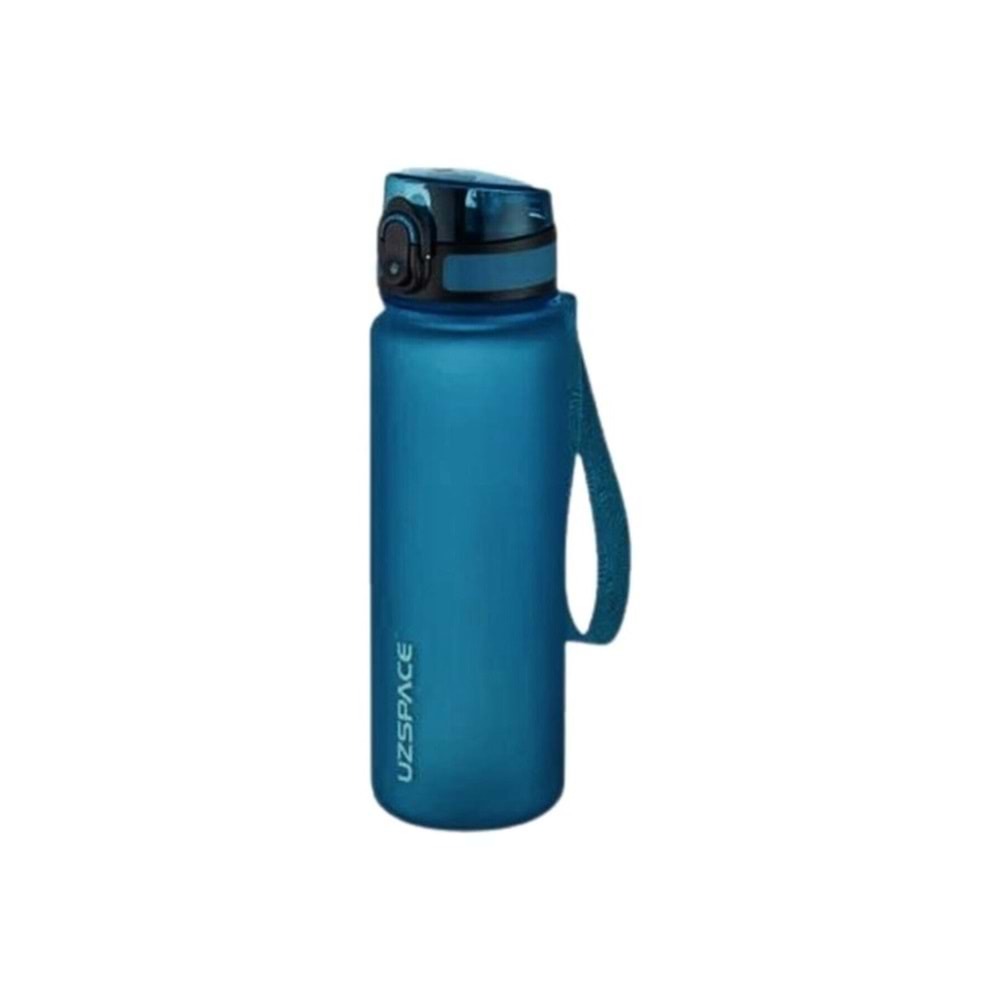 Uzspace Tritan Matara 650 ml. Petrol Mavi 3037