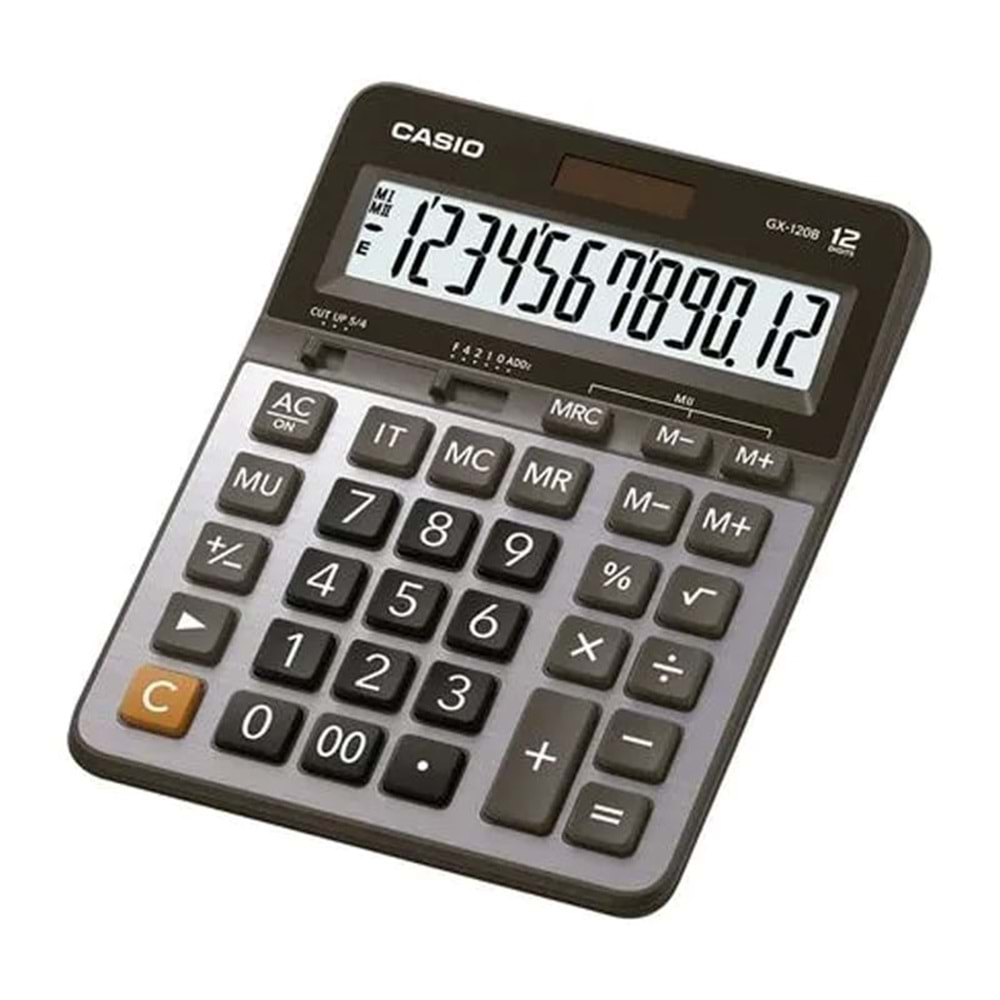 Casio Masaüstü Hesap Makinesi GX-120B 12 Haneli