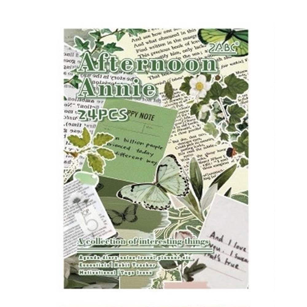 Afternoon Annie Sticker Defteri 24 Sayfa