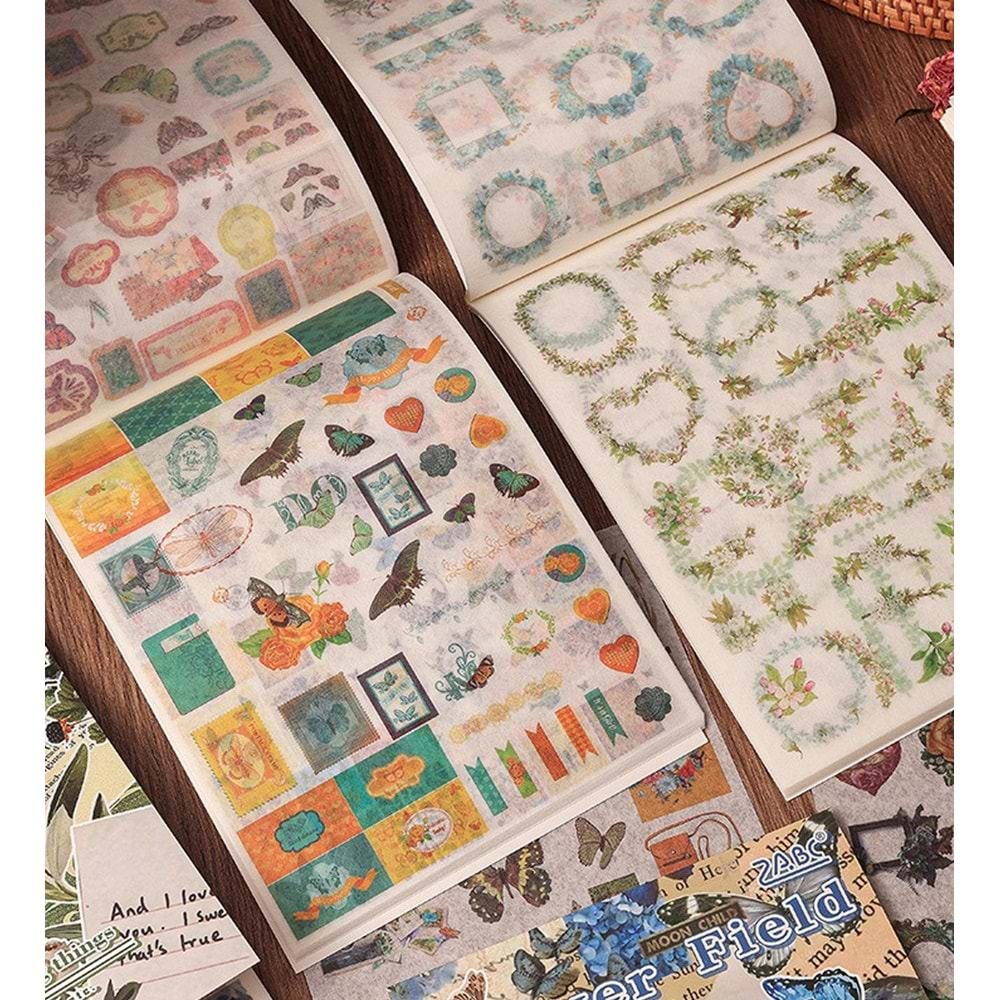Afternoon Annie Sticker Defteri 24 Sayfa