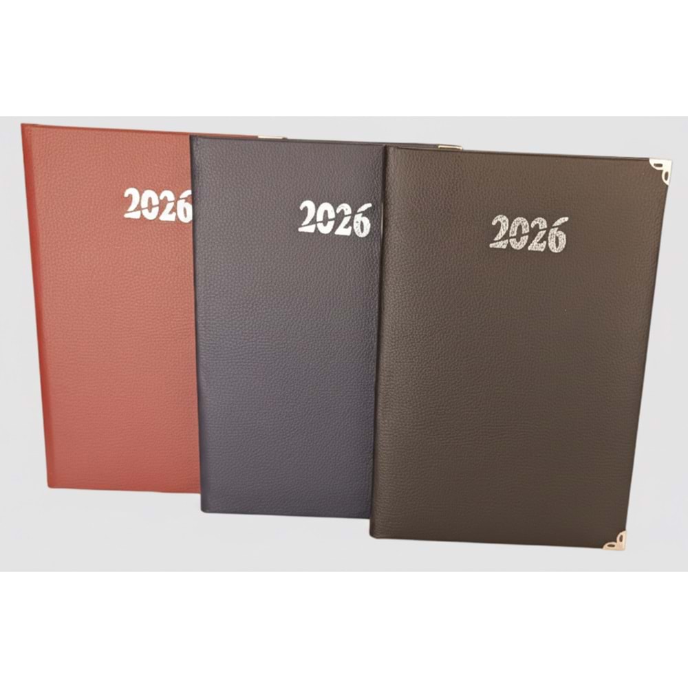 Gözde Suni Deri 2026 Ajanda 17x24 cm