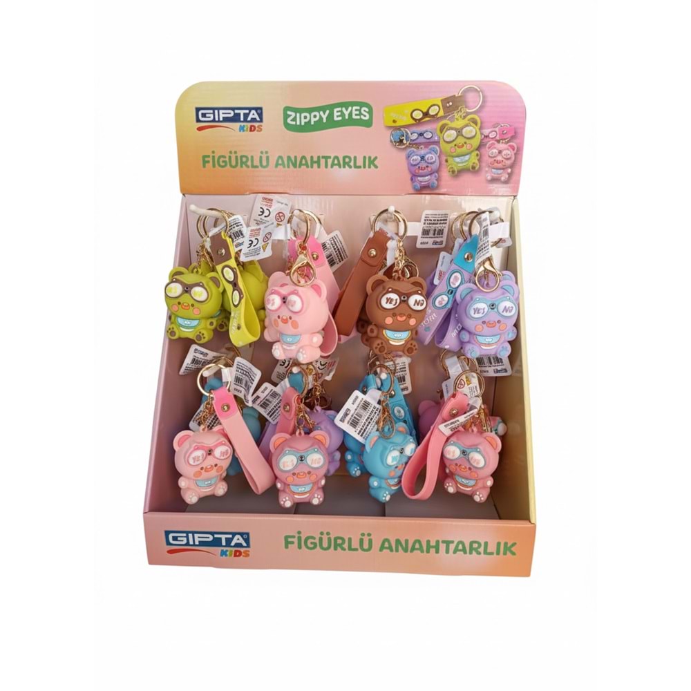 Zippy Eyes Silikon Anahtarlık