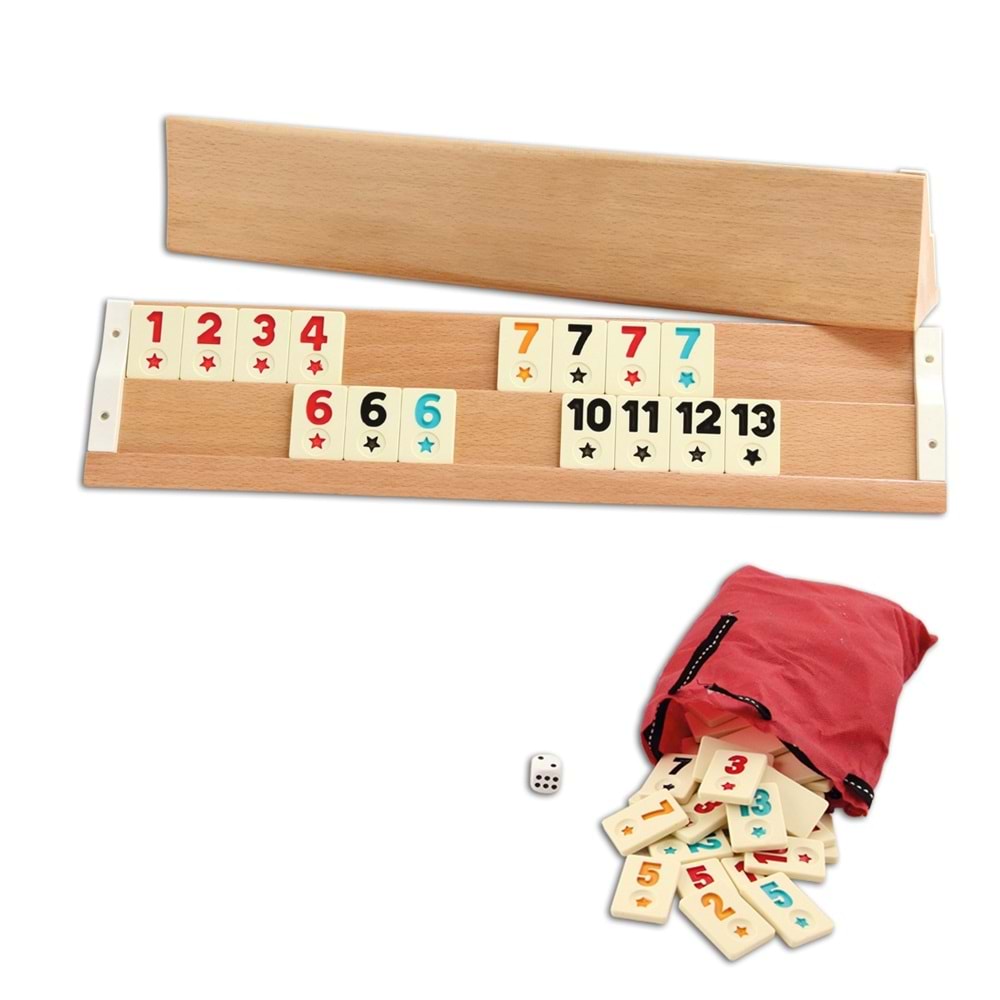 Star Flash Ahşap Okey Takımı 1010112