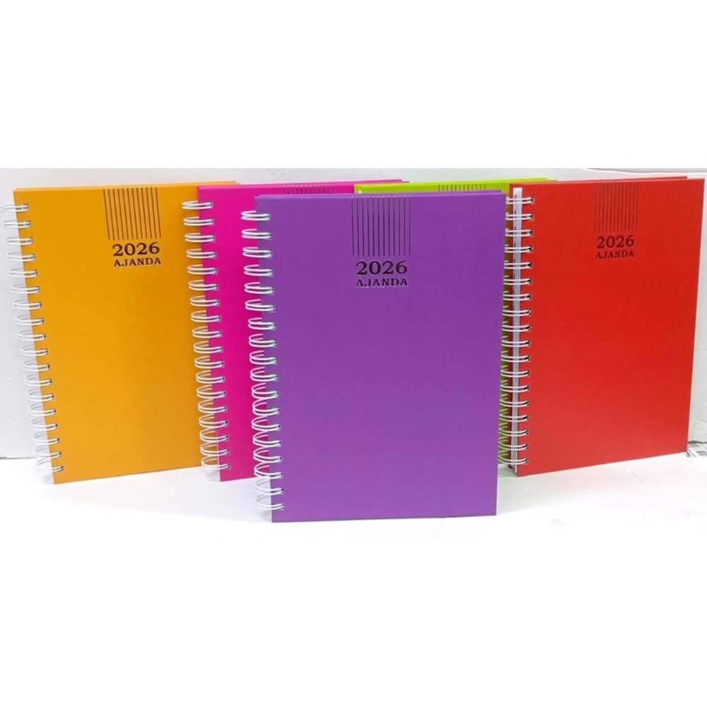 Gözde 2026 Sprl. Kuşe Ajanda 17x24 cm