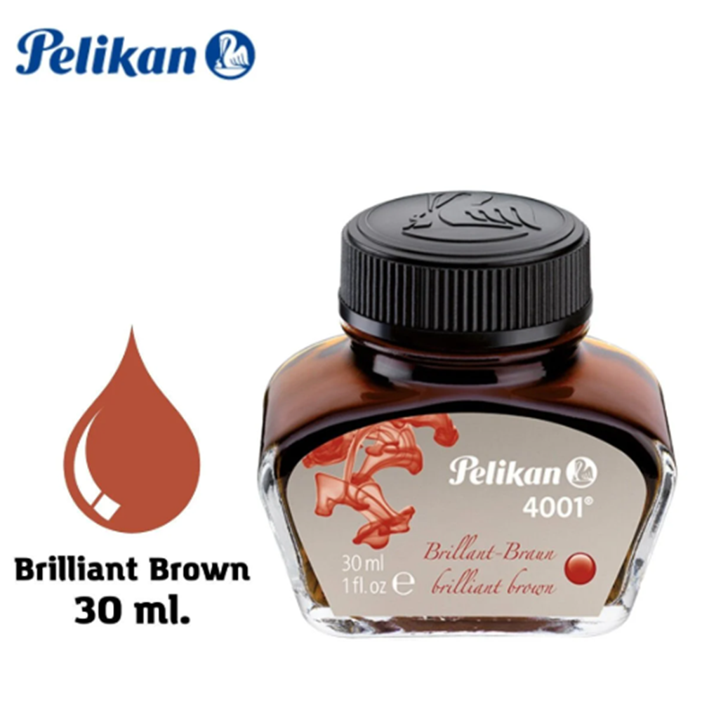 Pelikan Dolma Kalem Mürekkebi 30 ml 4001 Kahverengi