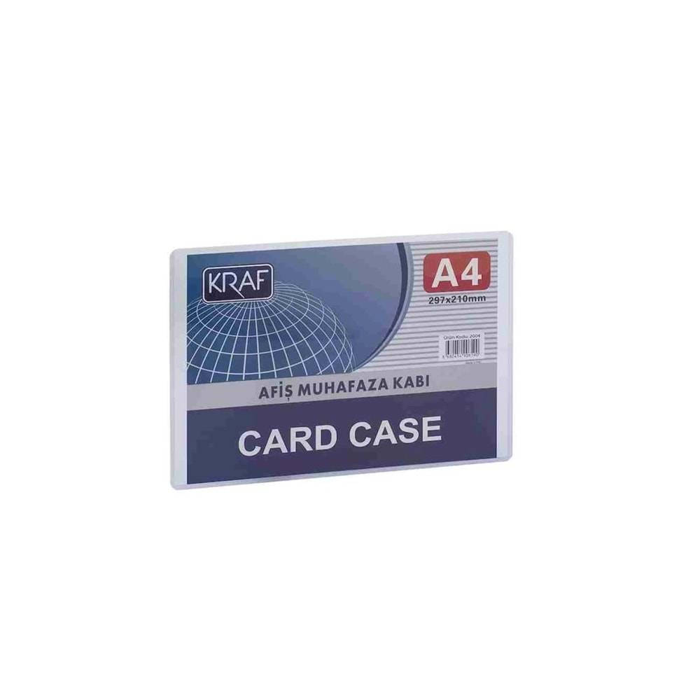 Kraf A4 Afiş Muhafaza Kabı