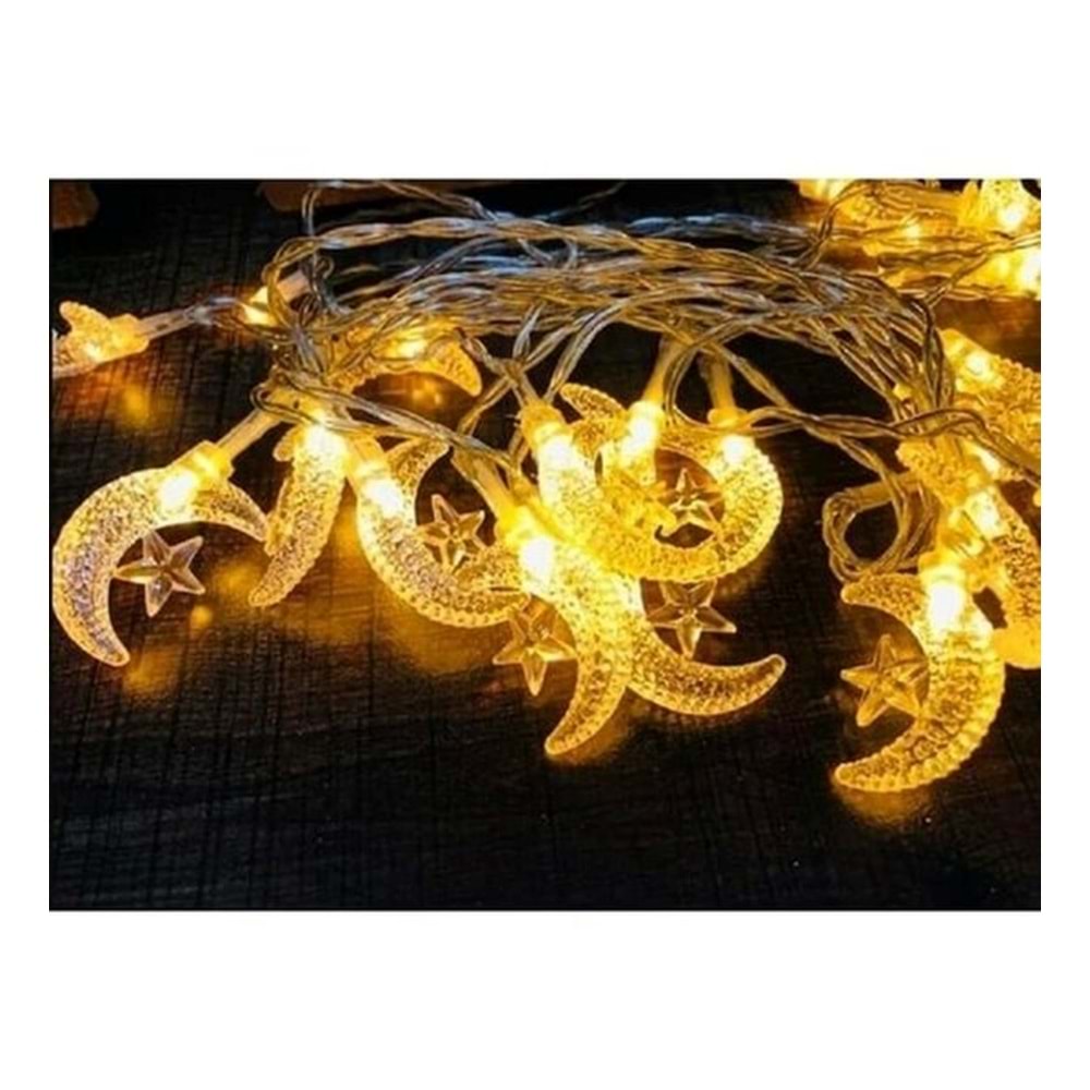 Ay Yıldız 3 m. Led Günışığı Fişli