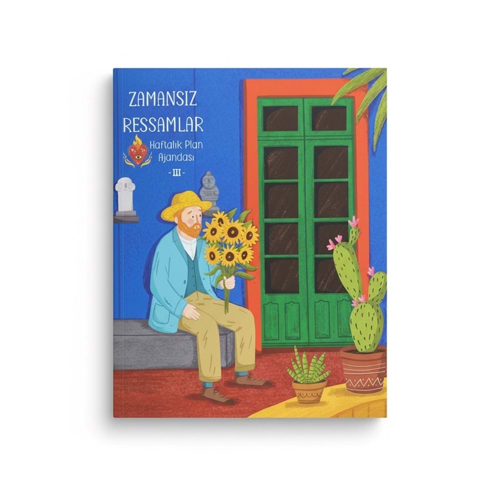 Zamansız Ressamlar Ajandası III, Zamansız Ajanda 16.5x19.5 cm (Stickerlı)