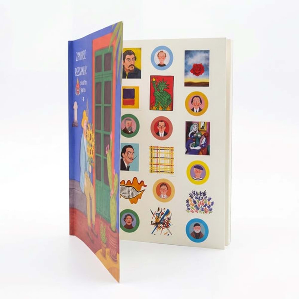 Zamansız Ressamlar Ajandası III, Zamansız Ajanda 16.5x19.5 cm (Stickerlı)