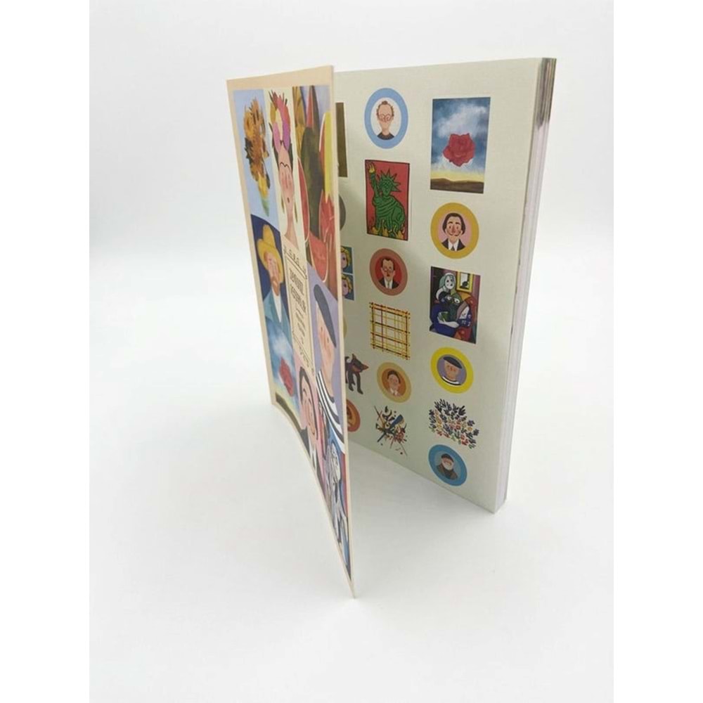 Zamansız Ressamlar Ajandası II, Zamansız Ajanda 16.5x19.5 cm (Stickerlı)