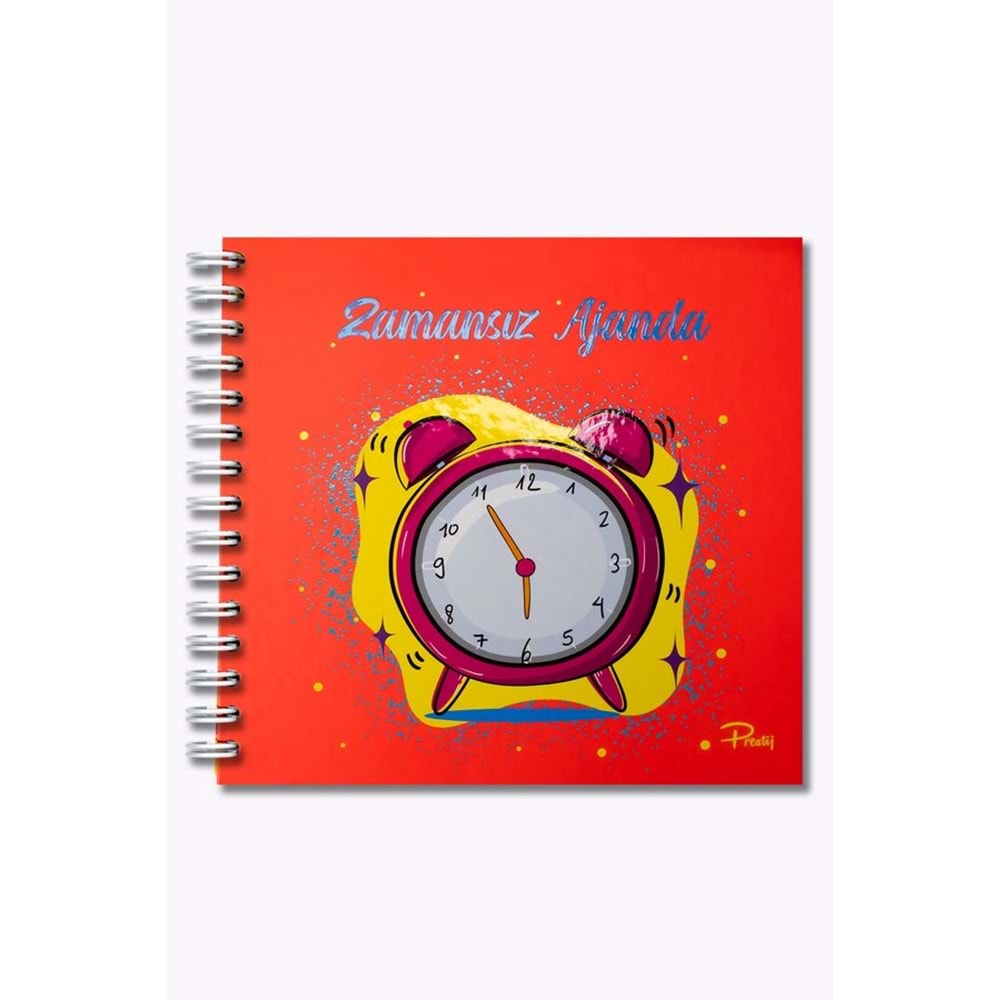 Prestij Neon Turuncu Zamansız Ajanda
