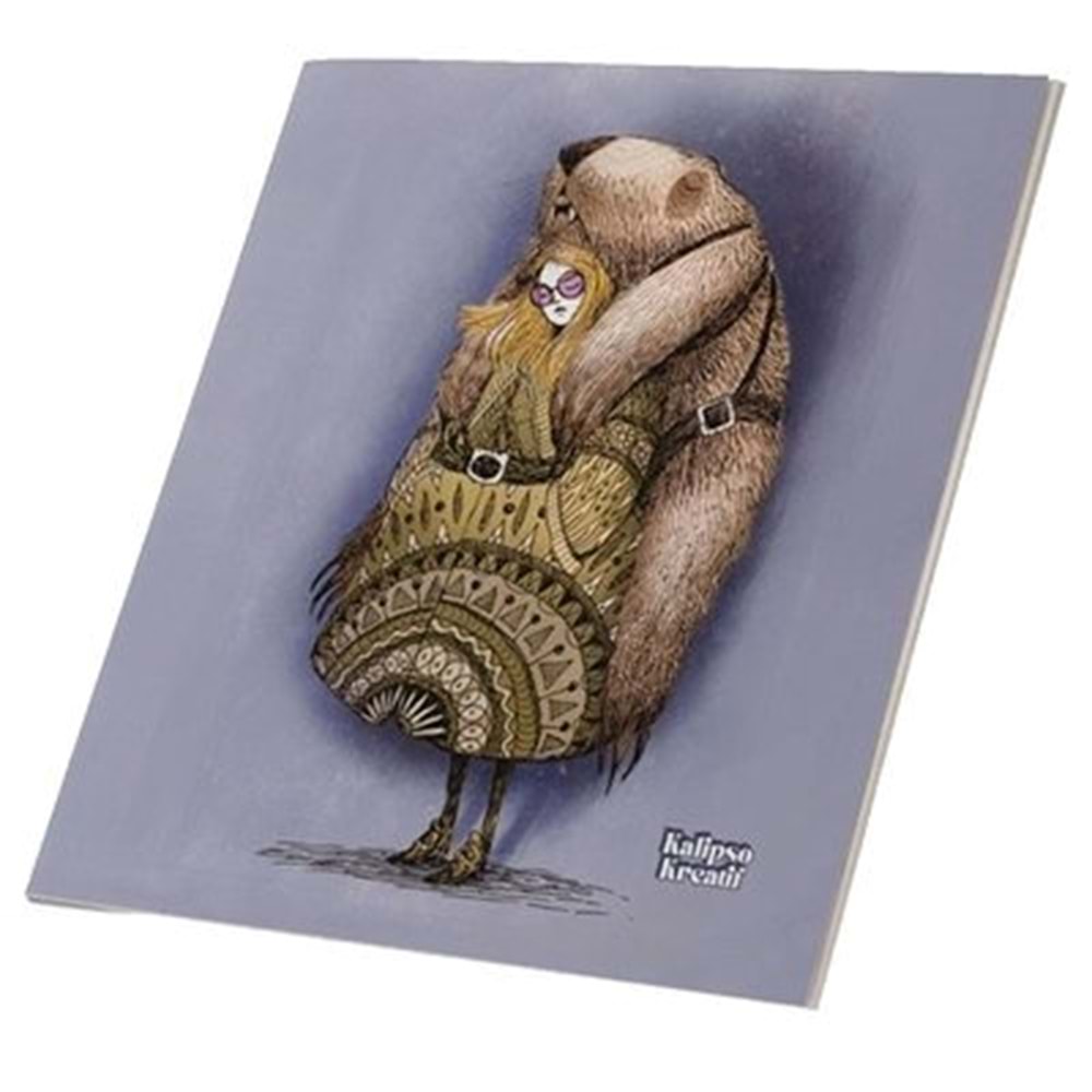 Kalipso Kunduz 13x14 64 Sayfa Çizgisiz Defter