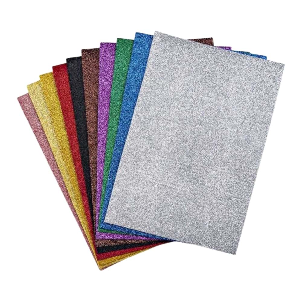 Colorbank Simli Yapışkanlı Eva 20x30 cm 10 Renk