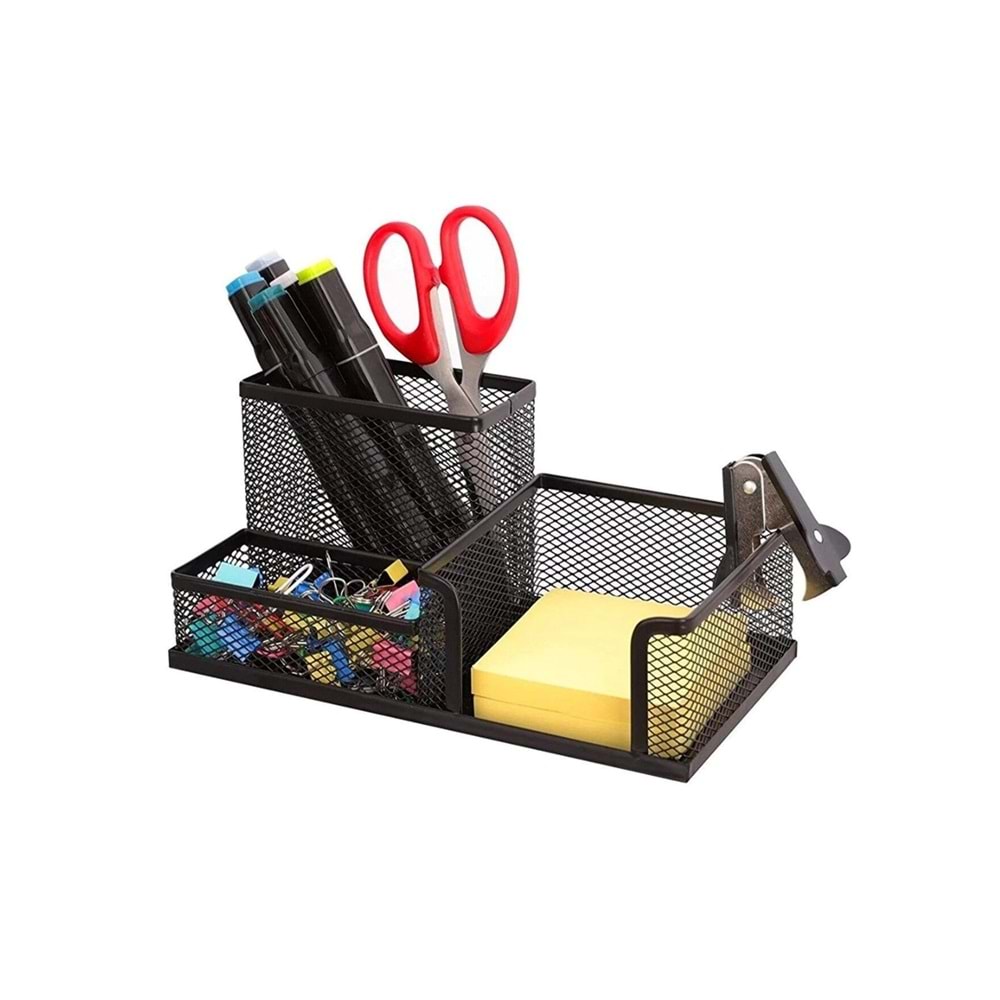 Kraf Metal Perfore Masa Üstü Seti 410G Siyah