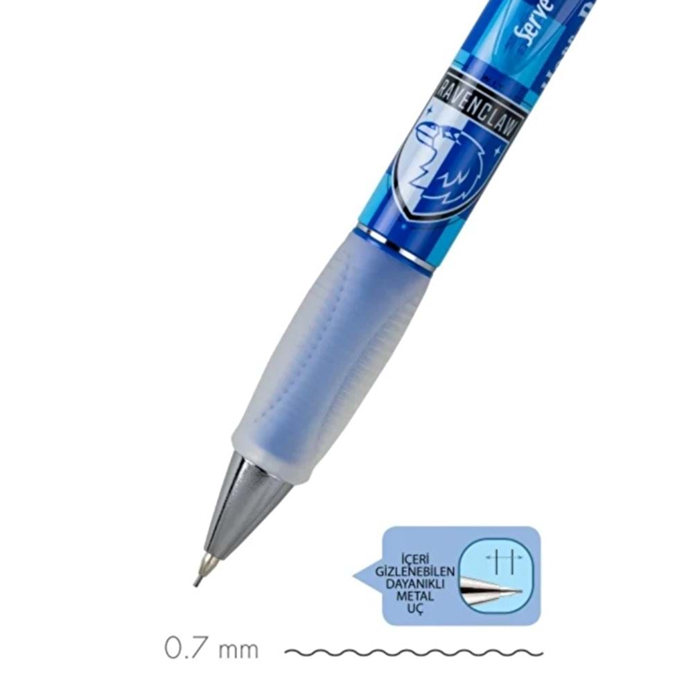 Serve Deep Versatil Kalem Harry Potter 0.7 mm Ravenclaw Damalı