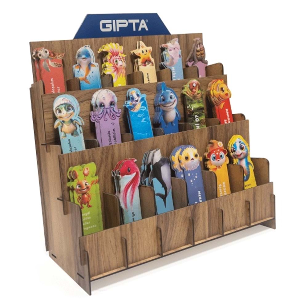 Gıpta Deniz Canlıları Kitap Ayracı (ASORTİ ÜRÜN)