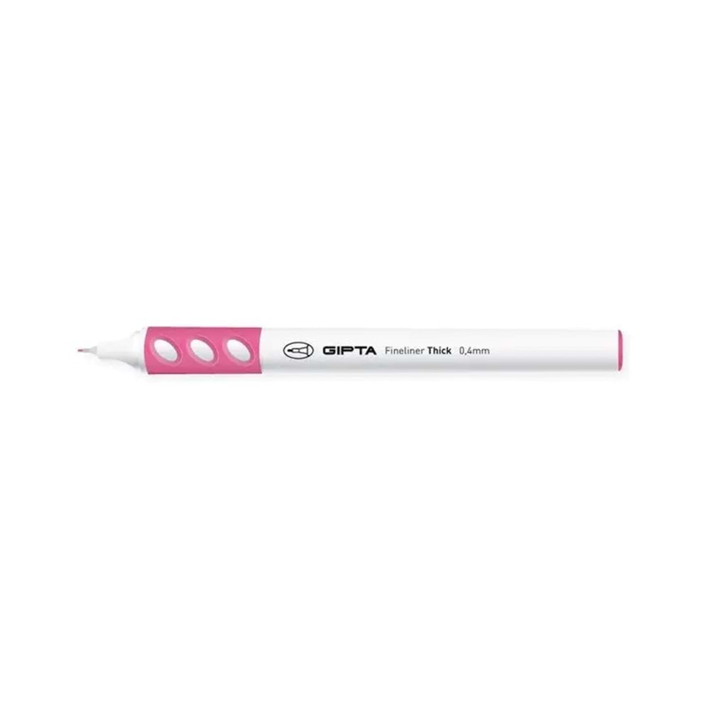 Gıpta Fineliner Thick 0.4 mm Yuvarlak Gövde Açık Pembe