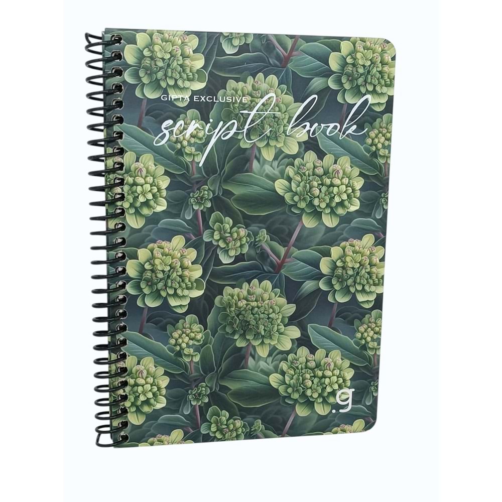 Gıpta Script Book Sprl. Sert Kpk. Defter 17x24 80 Yp. Kareli