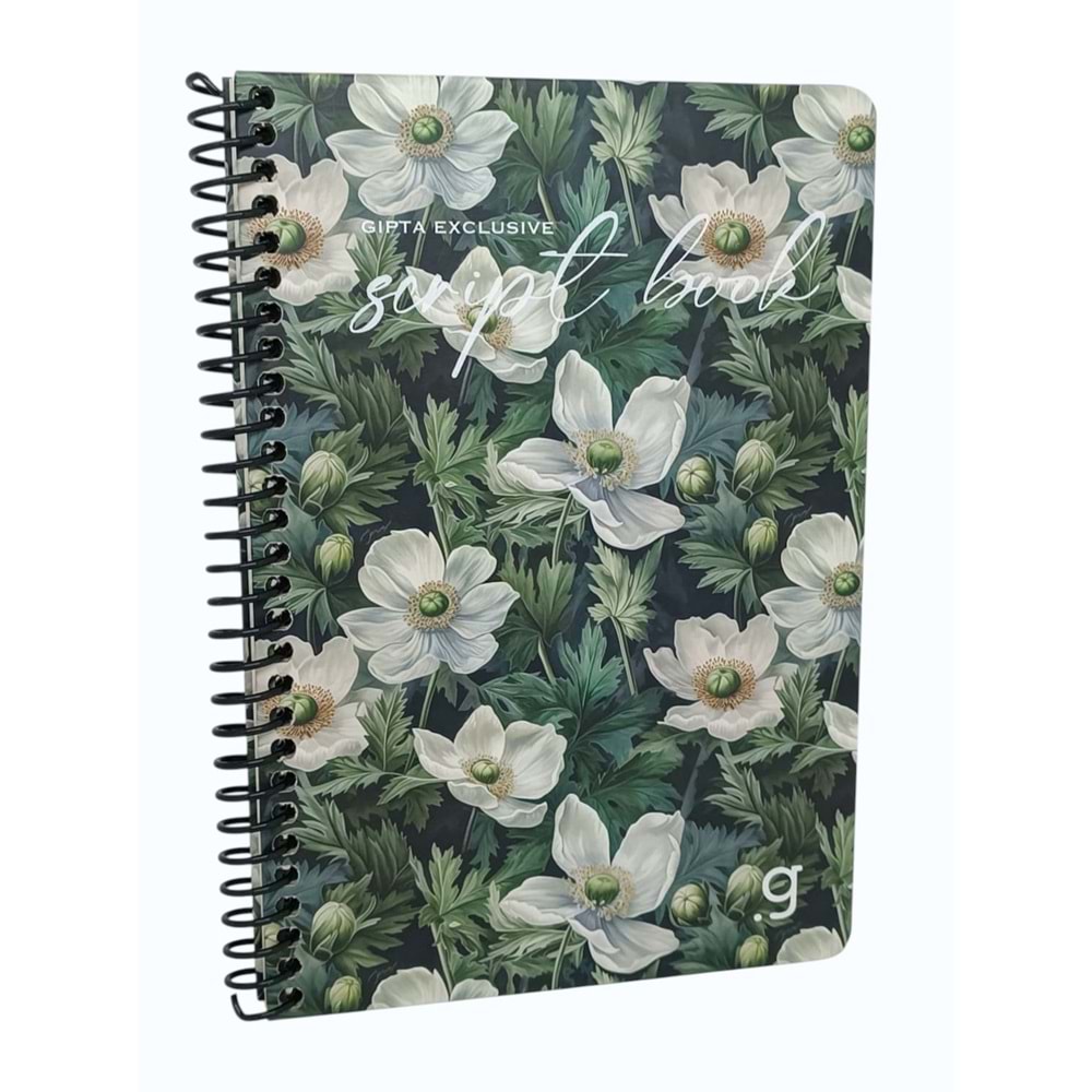 Gıpta Script Book Sprl. Sert Kpk. Defter 17x24 80 Yp. Kareli