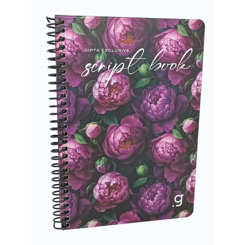 Gıpta Script Book Sprl. Sert Kpk. Defter 17x24 80 Yp. Kareli
