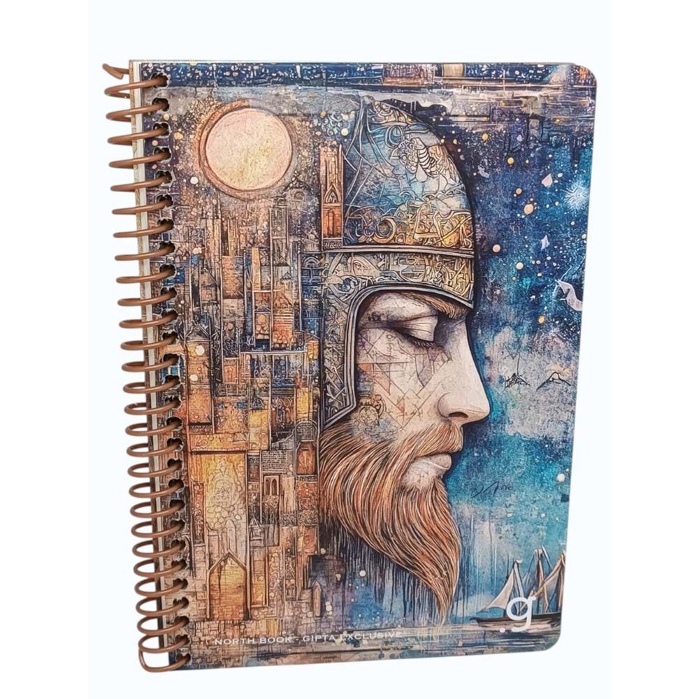 Gıpta North Sprl. Sert Kpk. Defter 17x24 80 Yp. Kareli