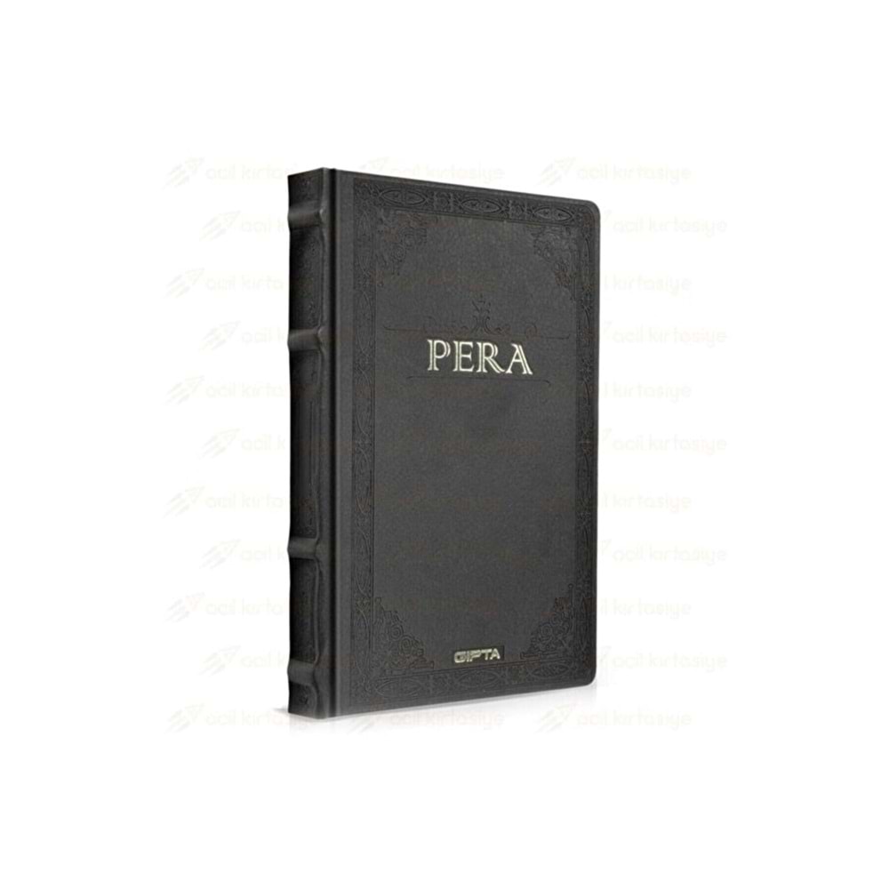 Gıpta Pera İp Dik. Deri Kp. 13x21 cm 120 Yp. Çizgisiz Defter