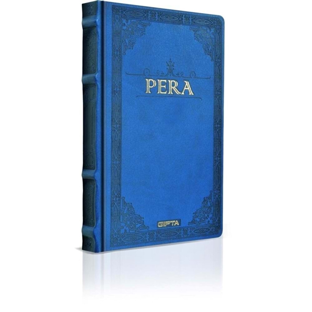 Gıpta Pera İp Dik. Deri Kp. 13x21 cm 120 Yp. Çizgisiz Defter