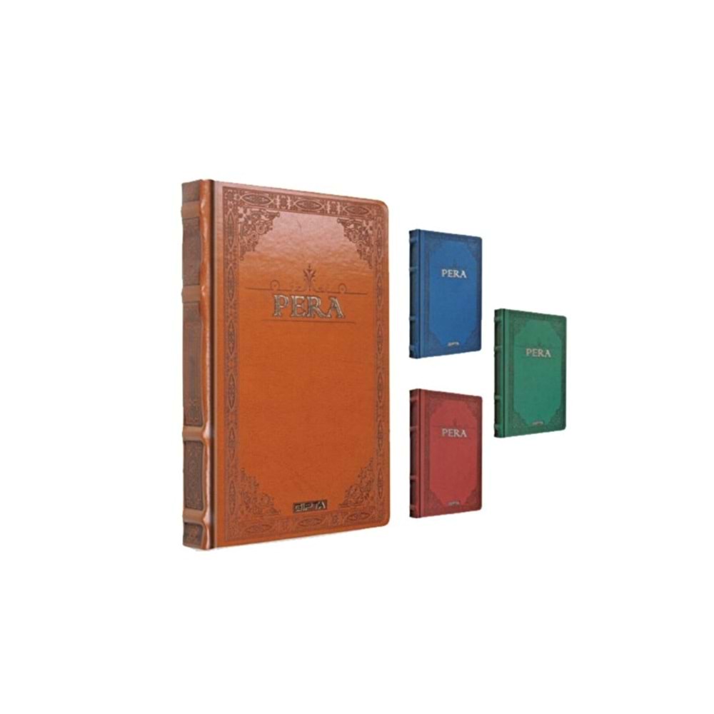 Gıpta Pera İp Dik. Deri Kp. 17x24 cm 160 Yp. Çizgisiz Defter