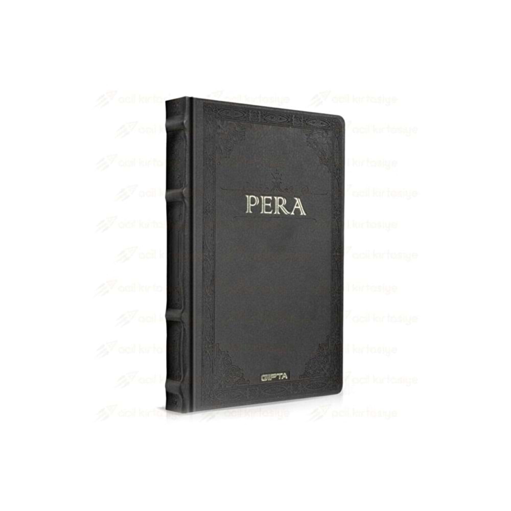 Gıpta Pera İp Dik. Deri Kp. 17x24 cm 160 Yp. Çizgisiz Defter