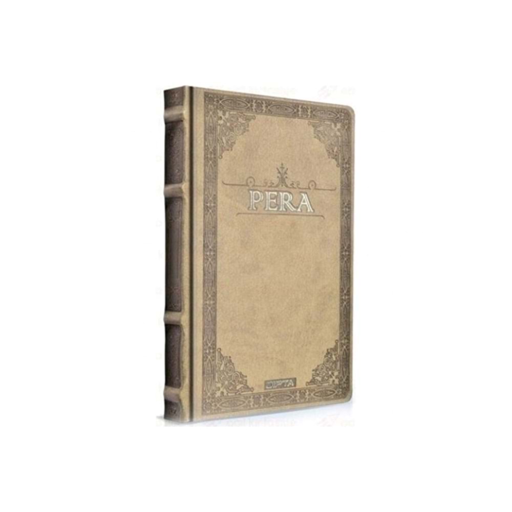 Gıpta Pera İp Dik. Deri Kp. 17x24 cm 160 Yp. Çizgisiz Defter