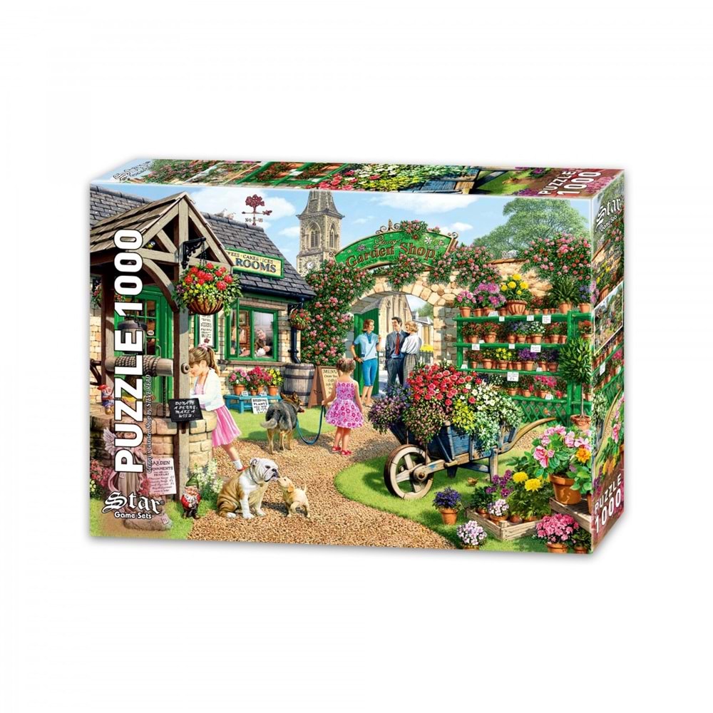 Star Oyun 1000 Parça Glenny nin Bahçe Dükkanı Puzzle