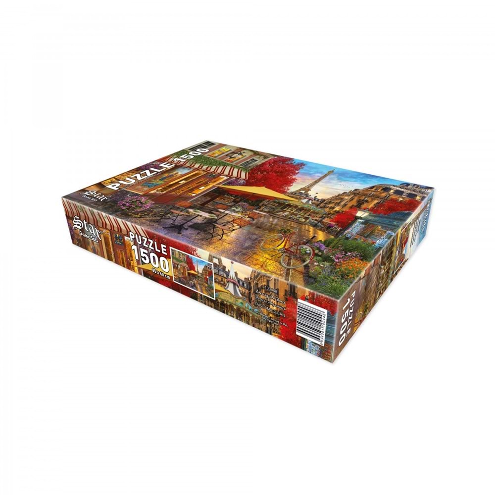 Star Oyun 1500 Parça Paris te Akşamüstü Puzzle