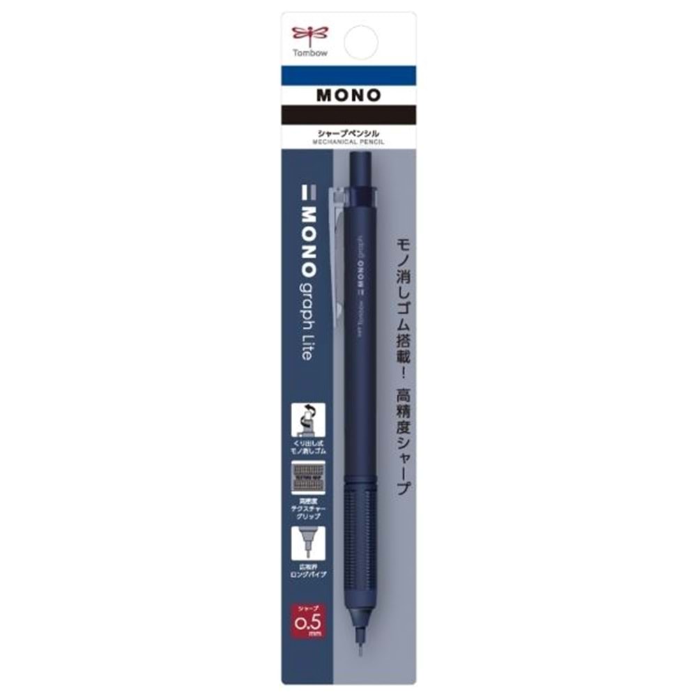 Tombow Mono Graph Lite Mekanik Kurşun Kalem 0.5 mm Lacivert