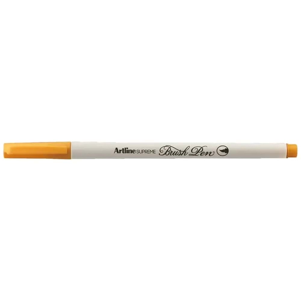 Artline Supreme Brush Uçlu Kalem Krom Sarı