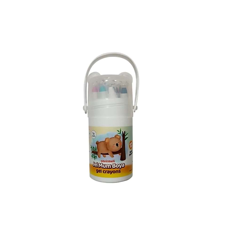 Nova Color Çevirmeli Jel Mum Boya 12 Renk NC-2150