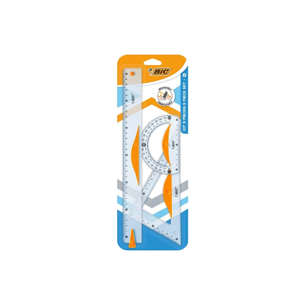 Bic Çizim Seti 30 cm 3 Lü Blister