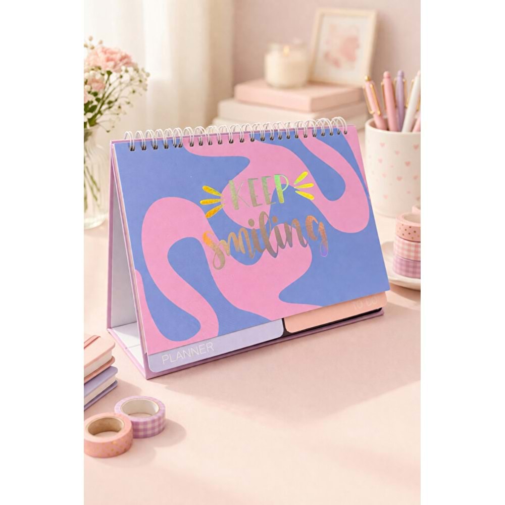 Liz Planlayıcı Masa Takvimi Özel Kesimli TKV04