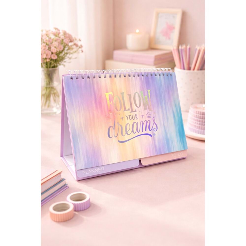 Liz Planlayıcı Masa Takvimi Özel Kesimli TKV04