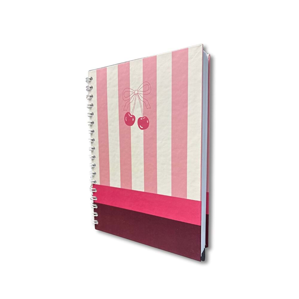 Liz Kiraz-Fiyonk Sert Kap.Sprl.120 Yp. Kareli Defter 17x24 cm