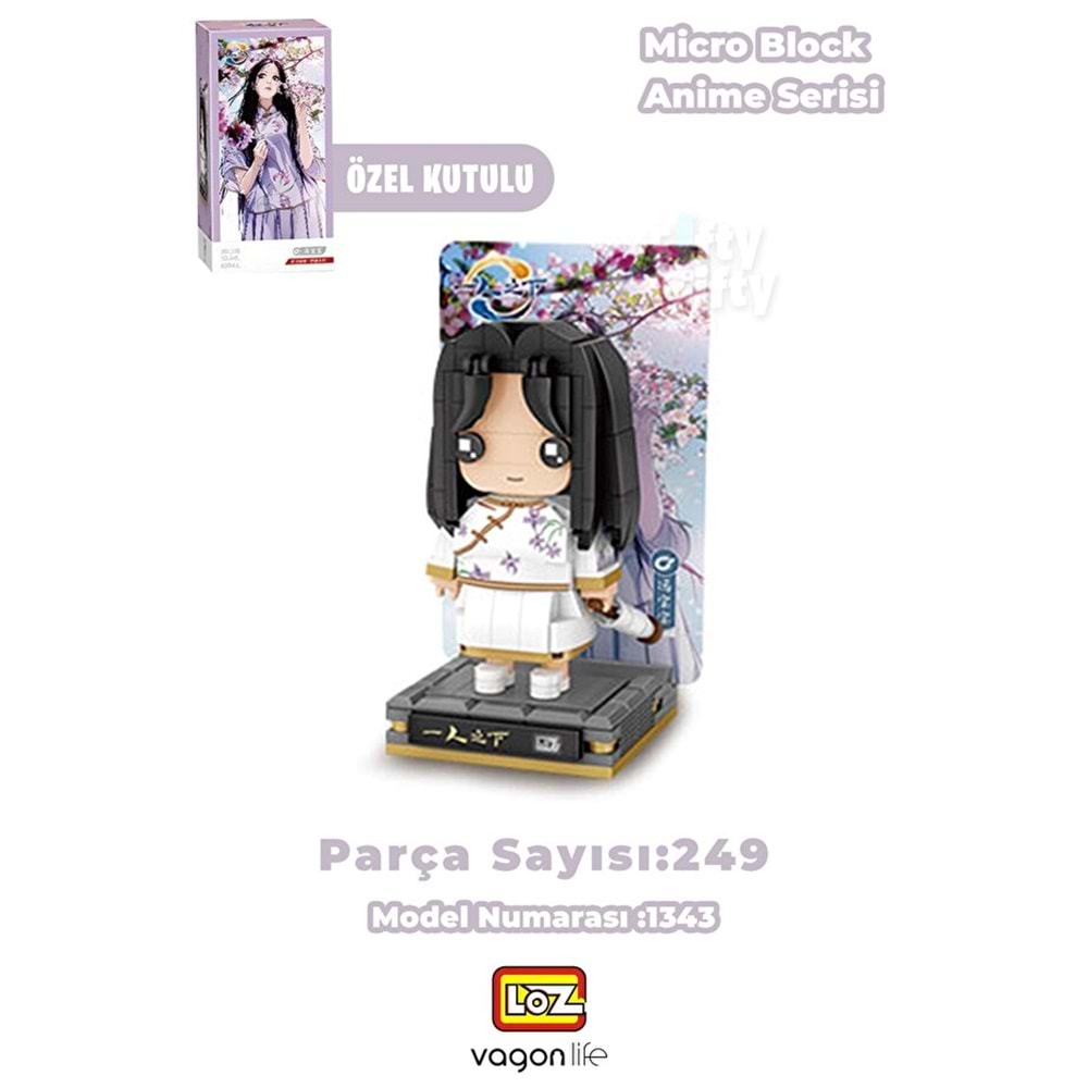 Anime Figür Blok Oyuncak 1343 (249 Parça)