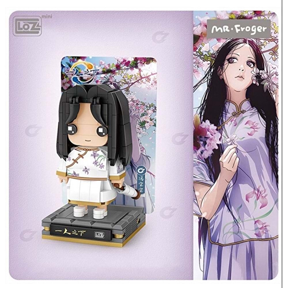 Anime Figür Blok Oyuncak 1343 (249 Parça)