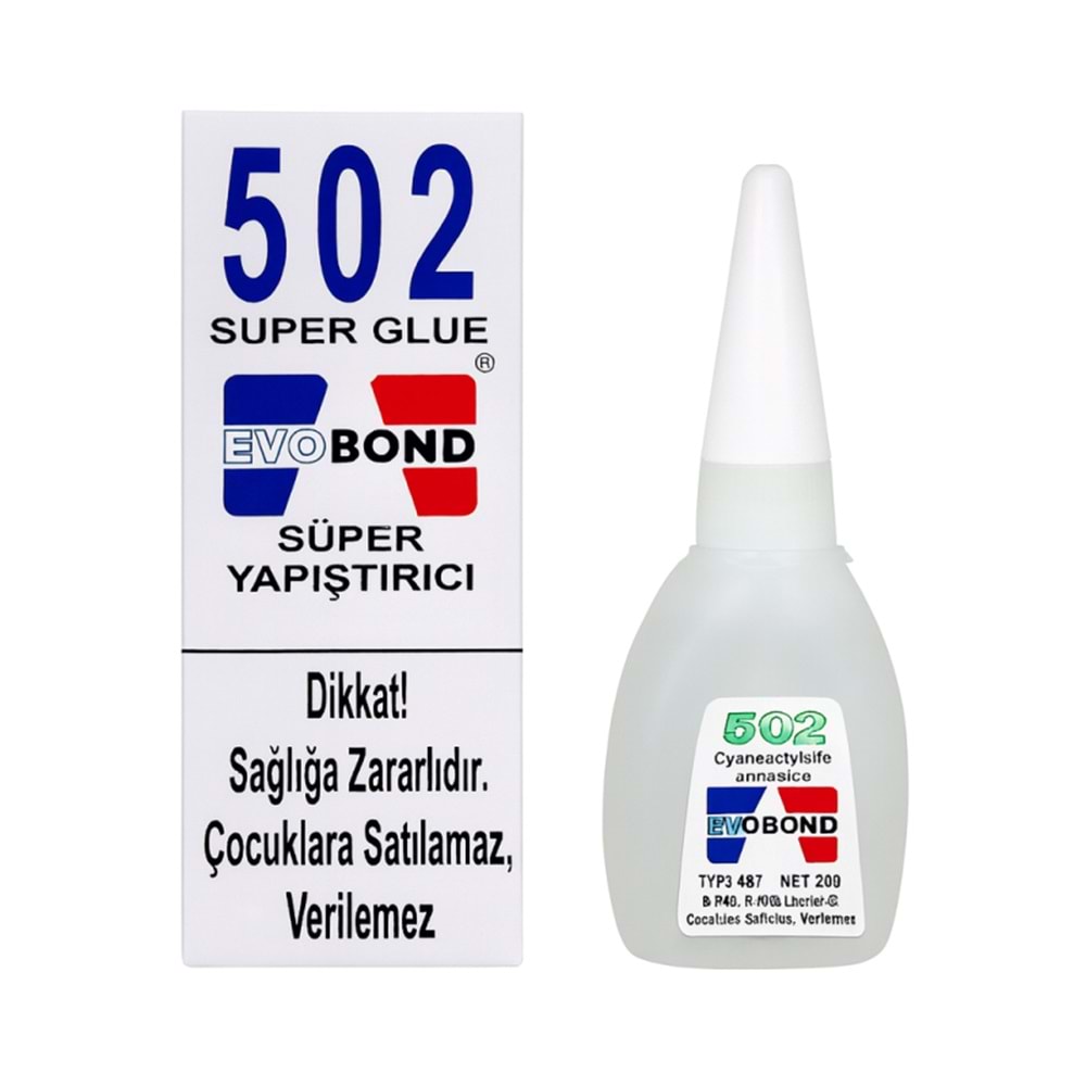 502 Evobond Süper Yapıştırıcı 20 gr.