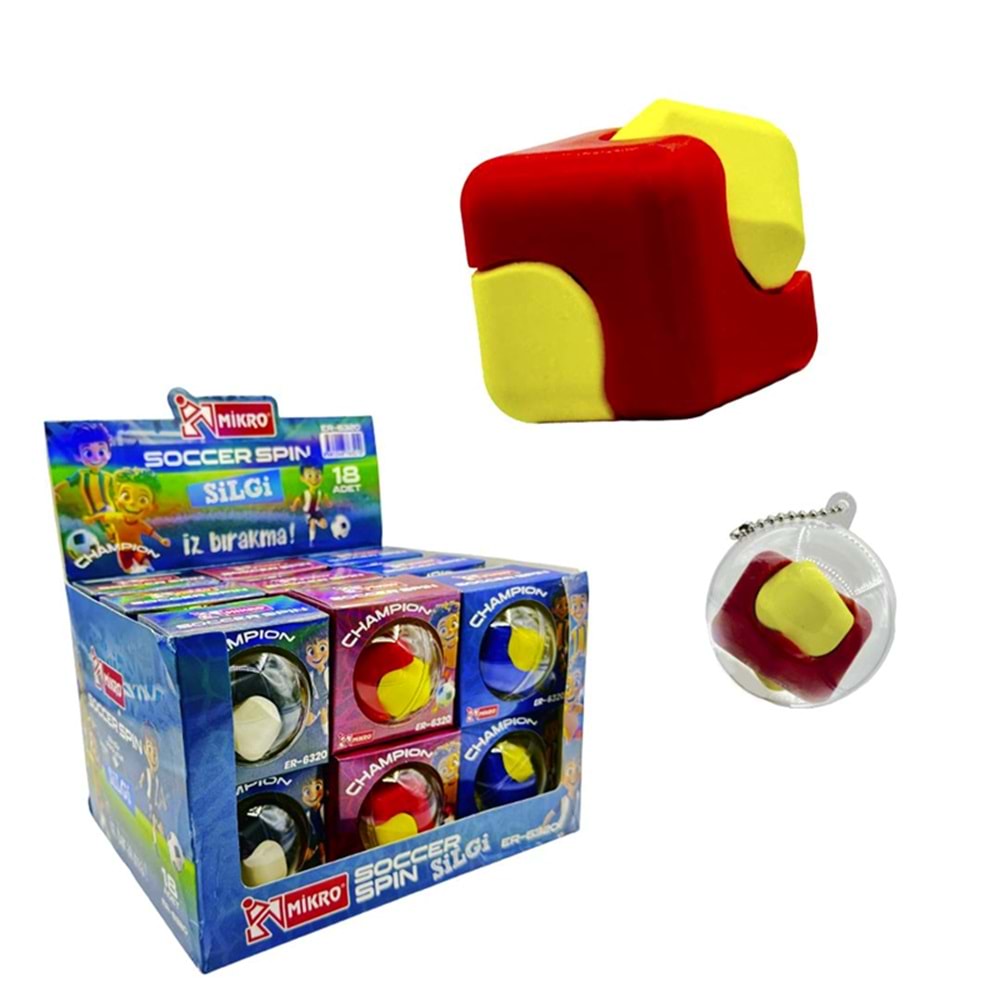 Mikro Soccer Spin Dönen Silgi ER-6320