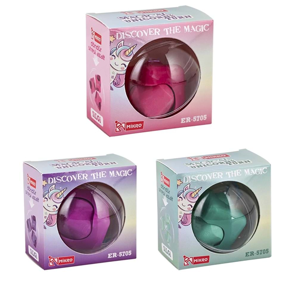 Mikro Magical Unicorns Dönen Silgi ER-5705