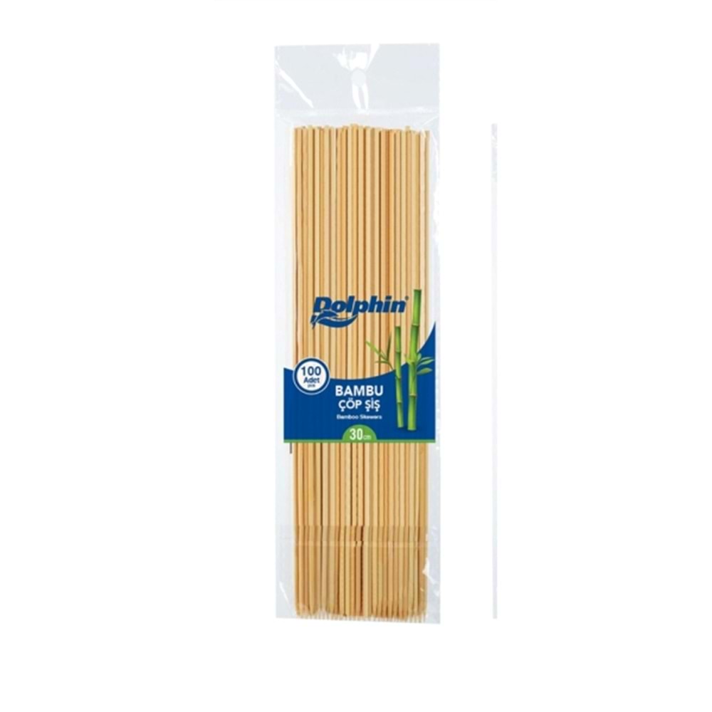 Dolphin Bambu Çöp Şiş 30 cm 100 Adet